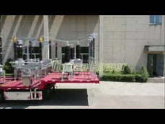 Distribusi Daya 110kV 50Hz Mobile Transformer Substation 80A