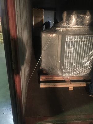 45 Transformator daya terendam minyak dengan 1242W No-load Loss dan 50Hz Rated Frequency