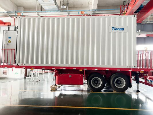 Kecepatan angin 40 meter per detik Substasiun Transformer Mobile dengan arus pemutusan sirkuit pendek 40 KA dan toleransi kelembaban hingga 95 persen