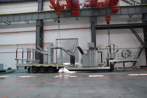 132kv Prefabrikasi Mobile Transformer Substation, Kendaraan Darurat Dipasang